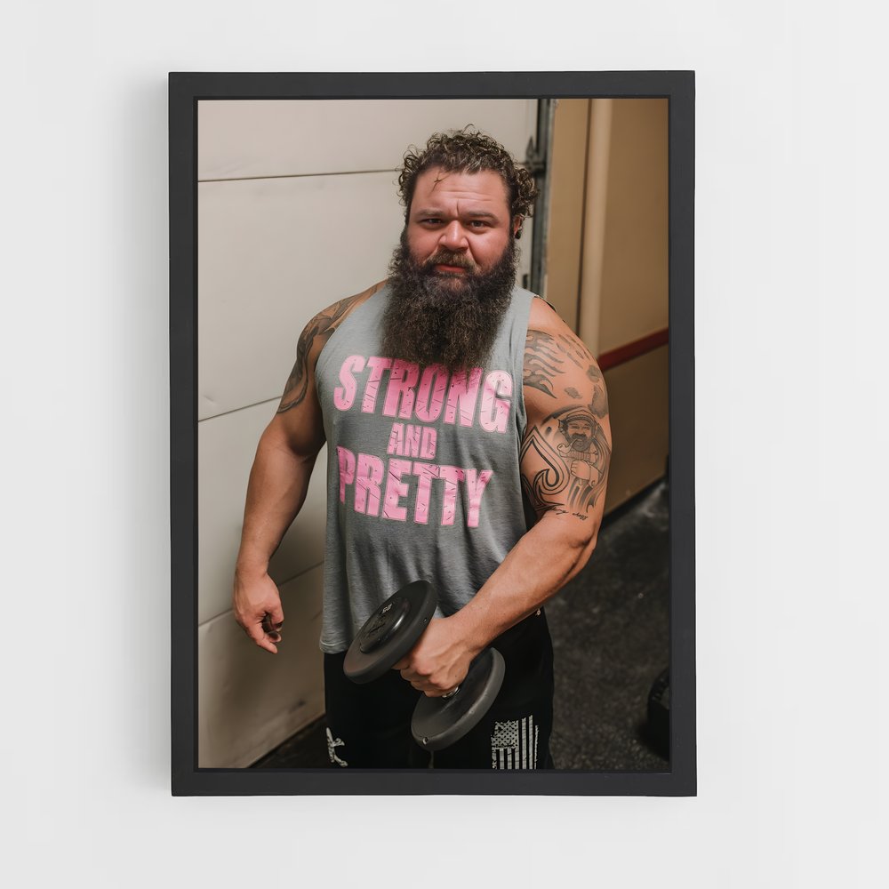 Poster Robert oberst – affiche Powerlifting (vue 2)